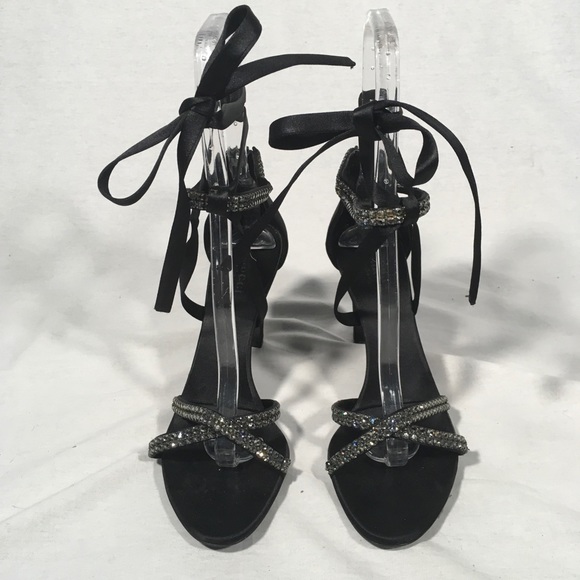 gucci rhinestone heels